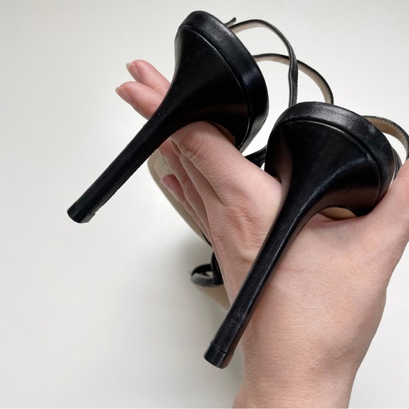 NEW Stuart Weitzman Twist Sleek 95 Heel Sandals Leather Strappy - Picture 6 of 8